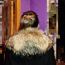 Пальто шерстяное с мехом енота (фото #2)