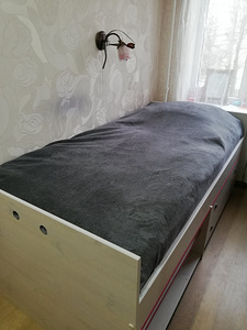 Beebivoodi 90x190 + Askona madrats (eemaldatav kate) (3 foto / 4)