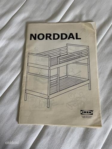 Детская двухъярусная кровать ikea Norddal (фото #1)