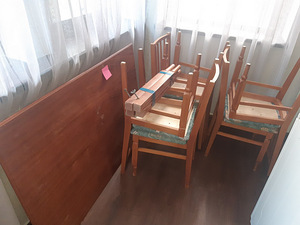 Puidust laud ja 6 tooli (1 foto / 1)