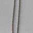 Маленький серебряный крест с серебряной цепочкой. (фото #1)