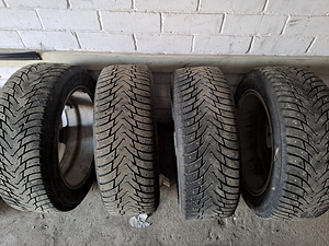 Диски Mitshubishi + зимние шины 215/55 R17 (8 фото из 8)