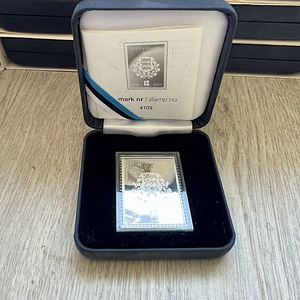 Eesti vabariik 100 Postmark Hõbemark Kinkekarbis (2 foto / 2)