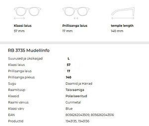 Ray-Ban polariseeritud päikeseprillid (3 foto / 3)