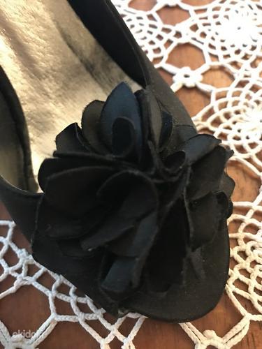 Женские вечерние туфли черные, №38 (фото #3)