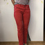 ZARA punased teksapüksid, SKINNY, nr 38 (foto #1)