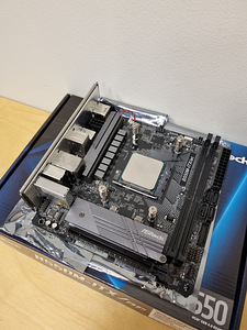 B550M-ITX/ac + Ryzen 5 3600X + Gammaxx 400 V2 с Arctic P12 (2 фото из 5)