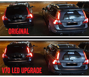 Led tagatule pikendusmoodul V70 Volvo 2007-2014 (2 foto / 3)