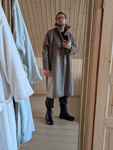 MKI Miyuki Zoku Meeste Oversize Mantel Villast (3 foto / 6)