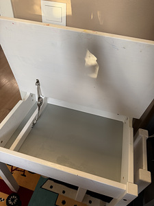 Ikea laud + üks ise tehtud tool (2 foto / 4)