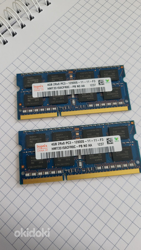 Память 2x Hynix 4GB PC3-12800 DDR3 1600MHz Non-ECC Unbuffered