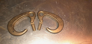 Vedrukarabiner, pronks, messing 2TK 250x170MM (2 foto / 5)