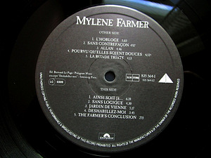 Mylene Farmer - Ainsi Soit Je... (Embossed Letters) (4 foto / 4)