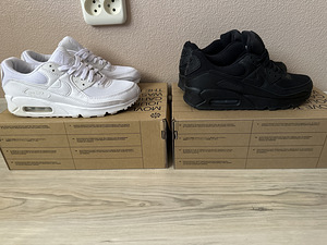 Nike air max 90 white, black (4 foto / 7)