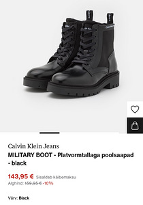 Poolsaapad CALVIN KLEIN 39 UUED, Nahk (4 foto / 8)