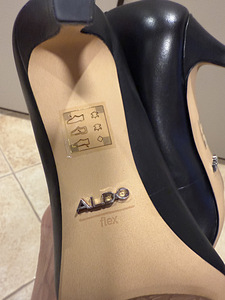 Кожаные туфли ALDO 40 размер, черные НОВЫЕ (6 фото из 7)