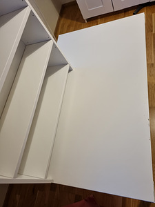 Письменный стол ikea Pahl с полочным модулем, 96x58 см, белый (4 фото из 5)