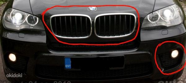 BMW x5 e70 почки и противотуманная решетка (фото #1)