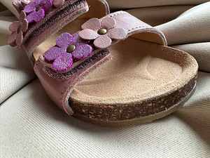 Wheat Sandal Cork Open Toe Clare Flowers OLD ROSE (2 foto / 5)