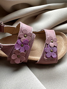 Wheat Sandal Cork Open Toe Clare Flowers OLD ROSE (4 foto / 5)