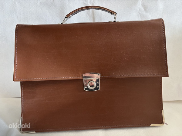 Vintage nahast portfell NSVL / nõukogude diplomaat 1972. a.