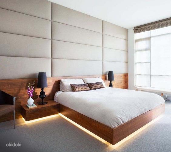Подсветка кровати светодиодная лента с датчиком движения (фото #1)