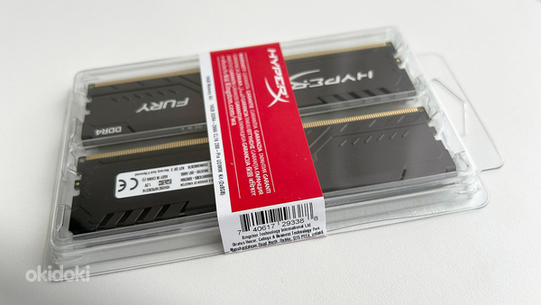Kingston HyperX Fury Black, DDR4, 16 ГБ, 2666 МГц (фото #2)