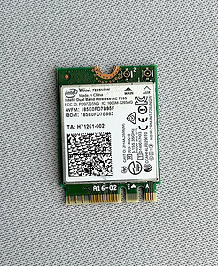 Intel Dual Band Wireless-AC 7265, Wi-Fi 5 + BT4.2 (1 foto / 2)