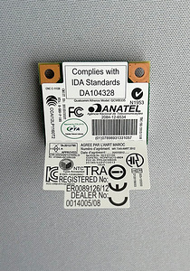 Wifi-kaart Qualcomm Atheros QCWB335 T77H436.03 HF, Wi-Fi4 (5 foto / 5)