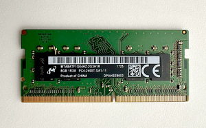 Micron MTA8ATF1G64HZ-2G3H1R, DDR4 SODIMM, 2400Mhz, 8GB, 1,2V (1 foto / 4)