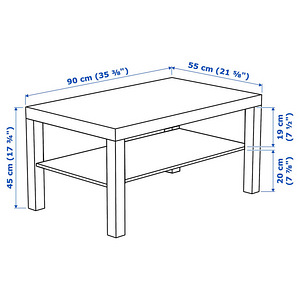 Kohvilaud Ikea Lack + seinariiul (3 foto / 3)