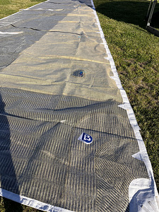 Kasutatud, heas korras WB Sails Kevlar-Mylar eespuri (107%) (2 foto / 10)