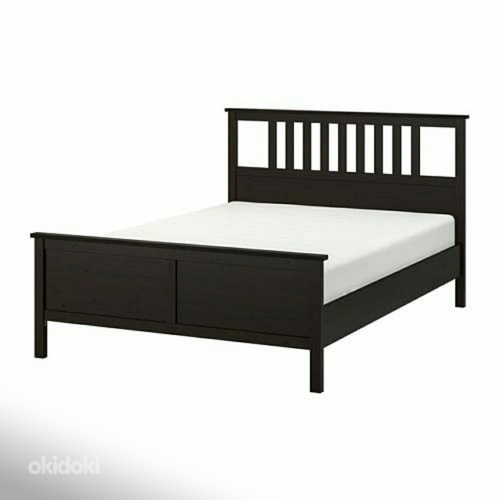 Новый каркас кровати ikea черный 160x200 (фото #3)