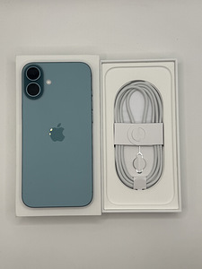 iPhone 16 Plus 128Gb Teal, аккумулятор 100%, гарантия до 01. (2 фото из 10)