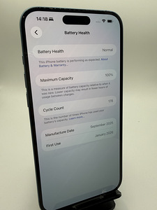 iPhone 16 Plus 128Gb Teal, аккумулятор 100%, гарантия до 01. (5 фото из 10)