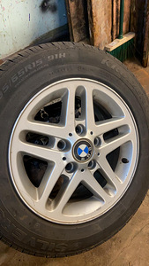 BMW 5x120 style 53 veljed + 195/65 6-7mm suverehv (5 foto / 6)