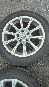 Диски BMW 5x120 + как новые ламели Goodyear 225/50/17 (6 фото из 8)