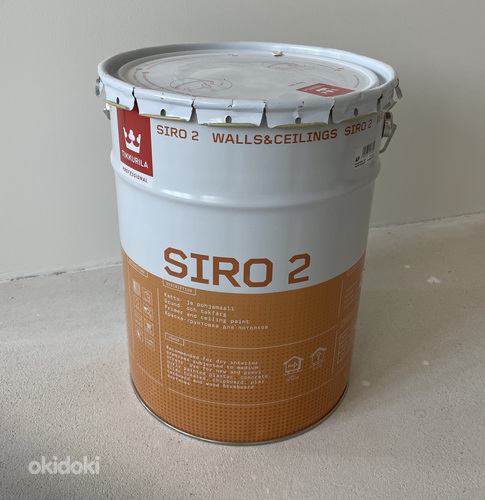 Siro 2 10л - краска для стен, грунтовка для потолка, матовая (фото #1)