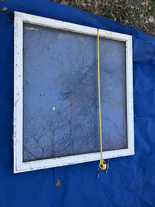 PVC aken 117x108 (3 foto / 4)