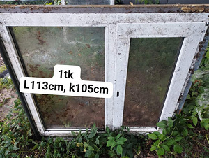 PVC aken L113cm, k105cm (1 foto / 1)