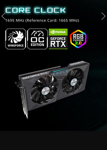 GeForce RTX™ 3060 Ti EAGLE OC 8G (rev. 2.0) (2 foto / 5)