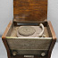 Старинный радиограммофон под реставрацию (фото #1)