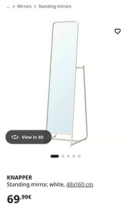 IKEA KNAPPER Mirror (1 foto / 2)
