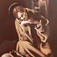 Püha Franciscuse koopia, Caravaggio 40x50cm, õli lõuendil (foto #1)