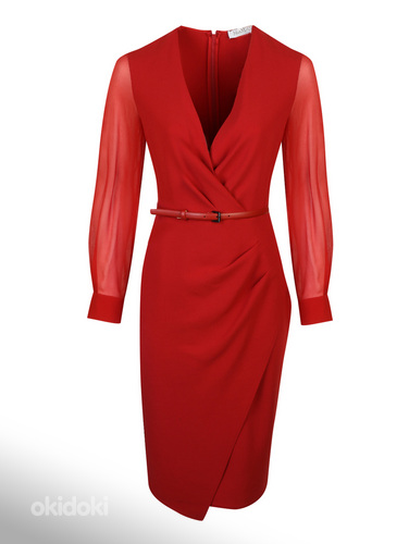 Elegantne Max Mara naiste villane kleit