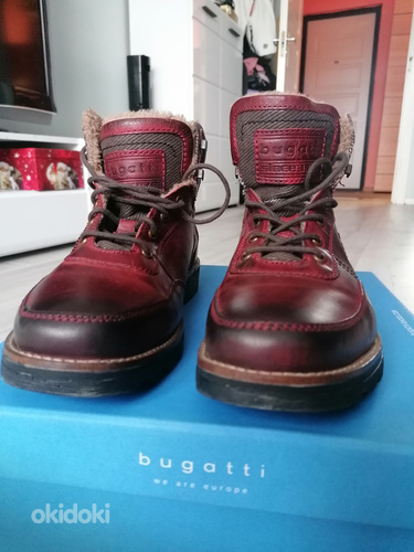 Ботинки новые, зимние"bugatti," 43 размер (фото #1)