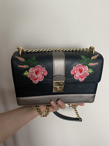 Tikandiga käekott / Handbag with embroidery decor. (3 foto / 7)