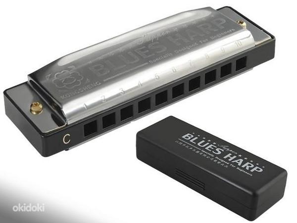 Metal harmonica suuline C-duur uus (foto #1)