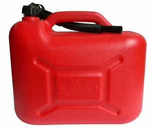 20L PLASTIKANISTER kanister - PUNANE (2 foto / 3)