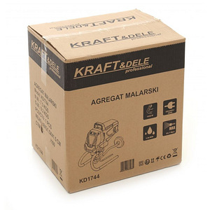 Värvimisseade värvimiskomplekt KD1744 KRAFT&DELE (8 foto / 9)